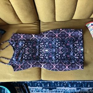 Top shop mini dress. Sinched waist